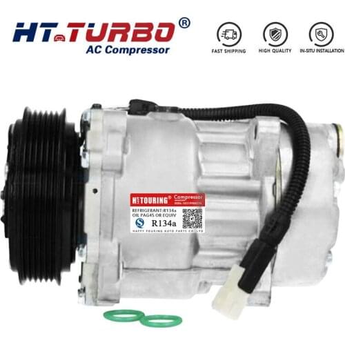 SD7V16 AC Compressor for CITROEN XANTIA PEUGEOT 306 406 806 EXPERT 6453FE 6453GA 6453L5 9613260680 9640486480 1106 1227 1218