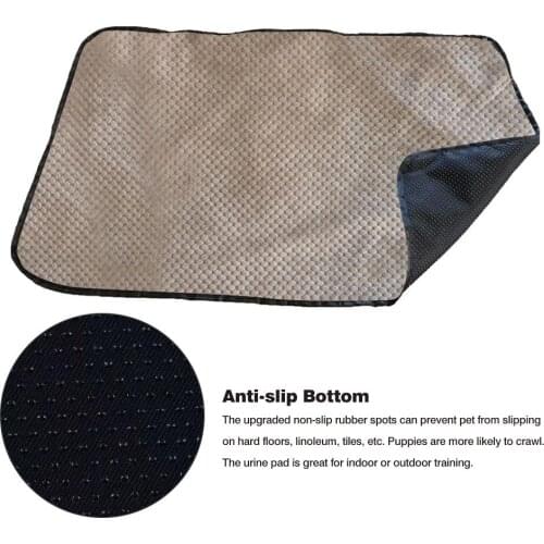 Pet Pee Mat Washable Urine Absorbent Pad Unscented Puppies Training Cushion Three-layer Water Absorption Pad For Travel Daily