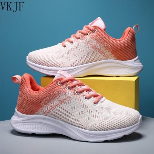 New Autumn Sneakers Women Casual Breathable Sport Shoes Lace Up Loafers Ladies Gray Sneakers Outdoor Walking Running Shoes