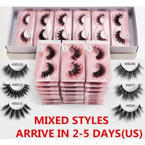 MAANGE Wholesale Eyelashes 3d Mink Lashes Natural Mink Eyelashes Wholesale False Eyelashes Makeup False Lashes In Bulk