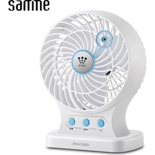 USB Fan Negative Ion Fans Table Desk Mini Fan Anion Desk Mini Fans for Office USB electric air conditioner Foldable Summer Color