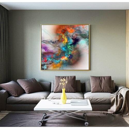 Full Round Diamond art blue red Light Cloud Abstract Diamond embroidery 5D DIY Diamond setting Home decoration gifts 2022 New