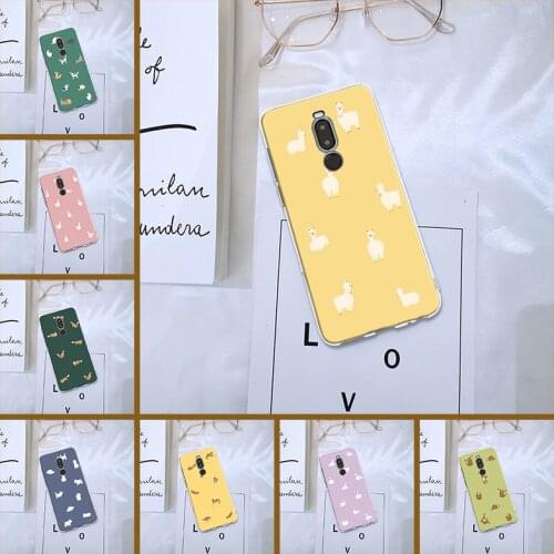 For Meizu X8 M10 Note 8 9 Back Cover Silicone Transparent Yellow Dog Pink Cat Fox Soft Phone Case For Meizu 16Xs 16s 17 Pro 16T