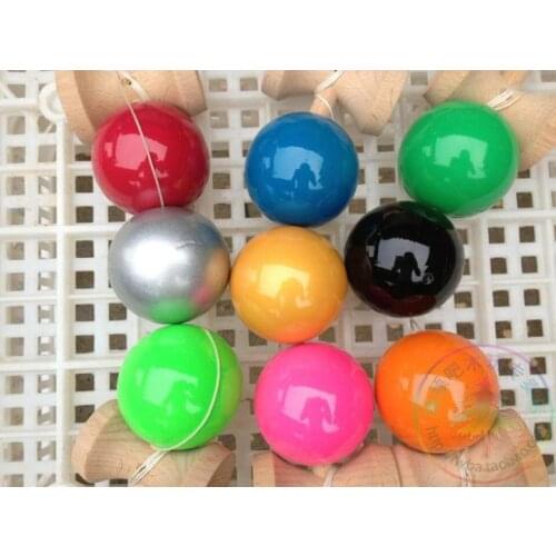Size:18cm Funny Japanese Traditional Game Kendama Ball colorful PU Paint TWB retail/lot professional