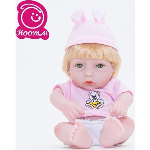 10" Hot Sale Bebe Reborn Baby Doll Toy Newborn Full Vinyl Body 25CM Silicone Stuffed Realistic Doll Birthday Christmas Gifts