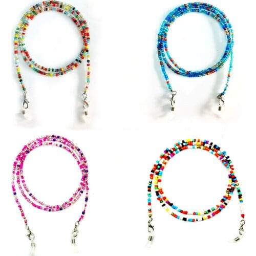 New Anti-Lost Eyeglass Strap Beaded Mask Chain Fashion Sunglasses Reading Glasses Spectacles Holder Neck Cord sunglasses chain