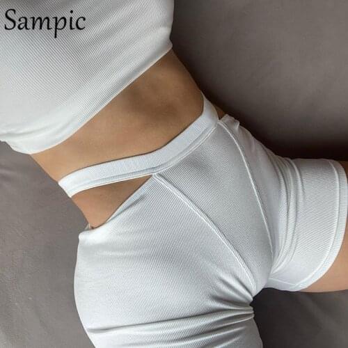 Женские шорты с высокой талией Sampic China At AliExpress