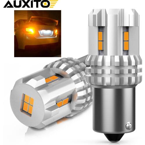 AUXITO 2x P21W LED 1156 BA15S 7506 LED Bulbs Rear Reversing Light Turn Signal Brake Light For Mercedes Benz Smart W203 W204 W205