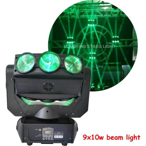 Free Shipping 9X12W CREE LED RGBW 4in1 10/41CH DMX Led Spider Beam Moving Head Light Stage Lights Dj Disco