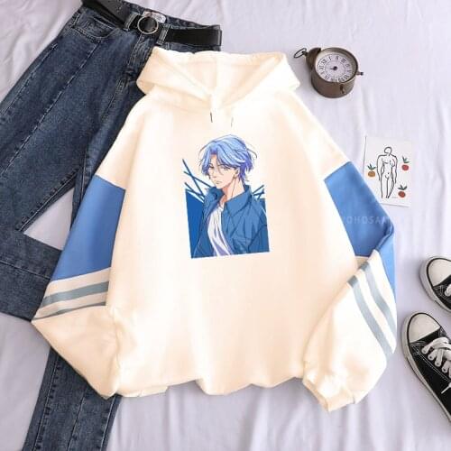 Anime SK8 the Infinity - Langa Skate Hoodie Men Hip Hop Streetwear Cartoon Skateboard Clothes Men Long Sleeve Winter Sweatshirts