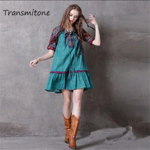 Transmitone Linen Summer Dresses