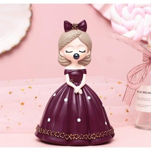 Bubble Girl Decoration Nordic Girl Day Gift Craft Gift Light Luxury Forest Green Wind Home Living Room Tv Cabinet Decoration