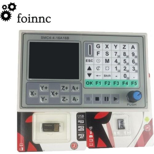 Offline CNC controller 50KHZ CNC 4 Axis Breakout Board Carving Control System Engraving Machine Control SMC4-4-16A16B SHAOGECNC