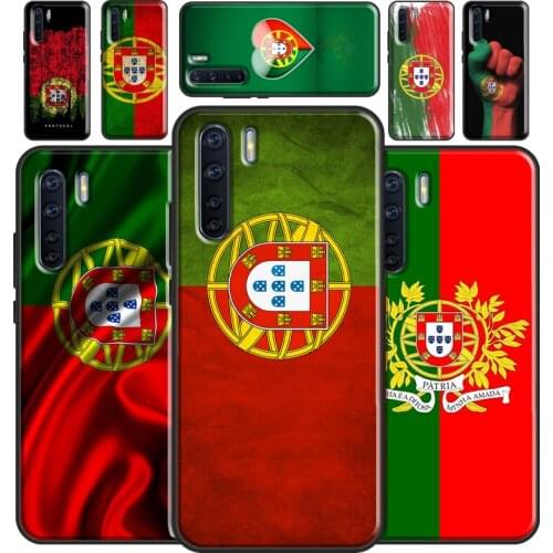 Portugal Flag Case For OPPO A93 A91 A83 A5 A9 A31 A53 2020 A52 A72 A15 A3S A5S F5 Find X3 Pro Cover Capa