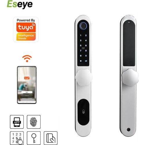 Eseye Fechadura Eletronica Tuya Wifi APP Fingerprint Lock Outdoor Electric Lock Smart Home Door Lock Electronic Digital Lock