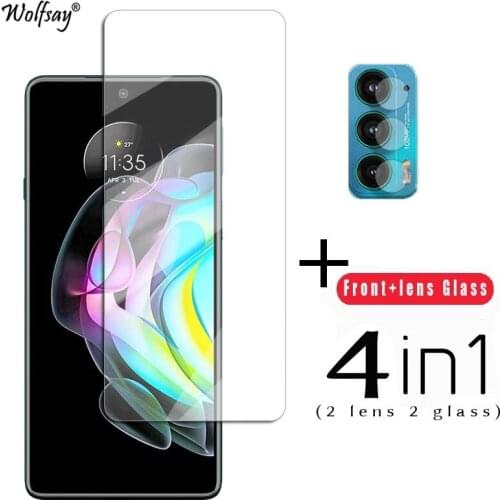 9H Screen Protector For Motorola Edge 20 Glass For Motorola Edge 20 Lite Tempered Glass Full Glue Protective Camera Film