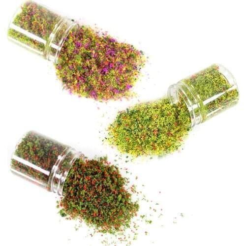 Railway Train Grass Powder Foliage For Model Building Artificial Wargame Landscape Scenery Diorama Accessories