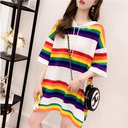2021 Summer Hoodie T Shirt Woman Short Sleeve Shirt Woman T-shirt O Neck Loose Korean Style Plus Size Women Shirts