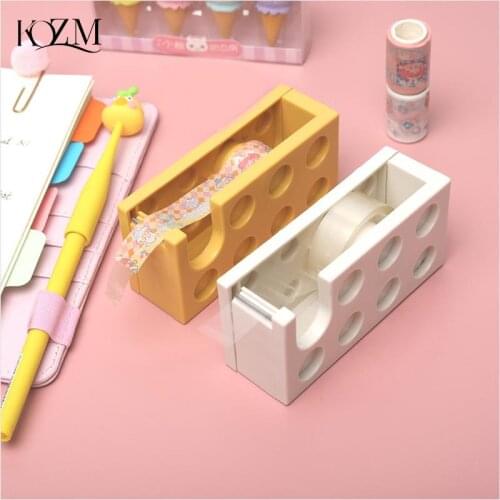 1PC Masking Tape Cutter Tool Washi Tape Cutter Set Storage Organizer Cutter Office Tape Dispenser Office Supplies