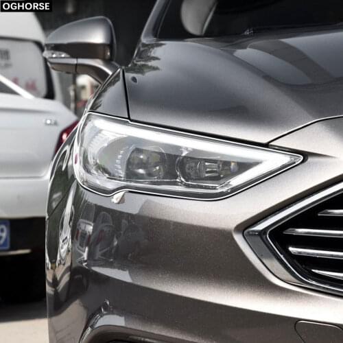 2Pcs Self Healing TPU Protection Transparent Stickers Car Headlight Protective Film for Ford Mondeo MK5 2015-Present Accessories