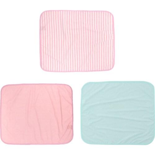 3Pcs Washable Bed Sheet Mattress Elderly Incontinence Pad Underpad Protector
