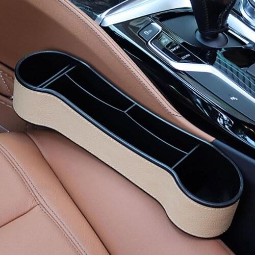 75% Dropshipping!Car Seat Gap Slit Pocket Organizer Storage Box Phone Drink Bottle Cup Holder