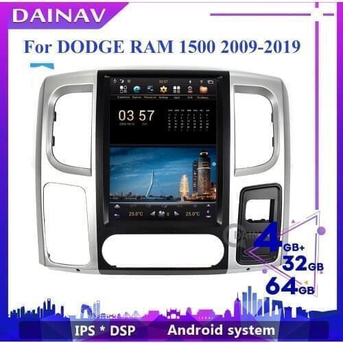 2 Din Android Car Radio HD Autoradio Multimedia Player For Dodge RAM 1500 2009-2019 GPS Navigation Tape Recorder