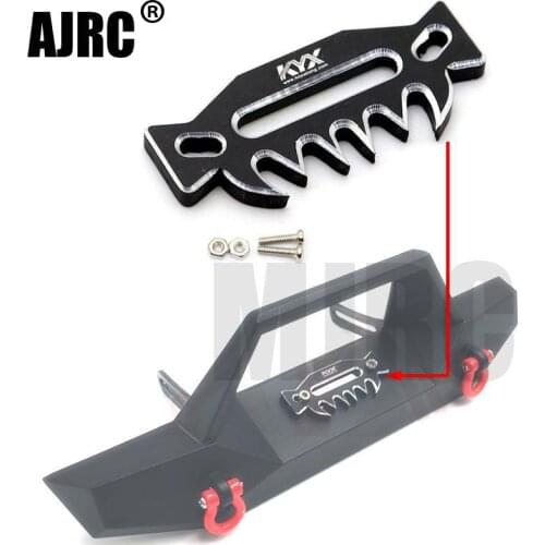 RC climbing car toy universal metal winch rope guide for TRX-4 AXIAL SCX10II RC4WD D90 D110 90046 90047 TRX4 front bumper winch