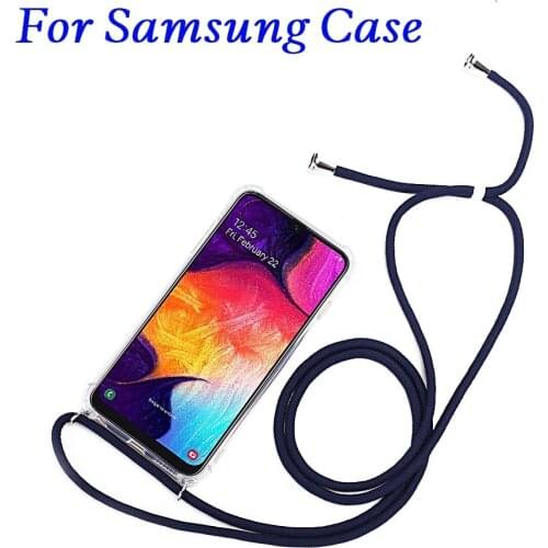 Strap Cord Chain Phone Case for Samsung A01 A11 A42 A31 A41 A51 A71 A10 A20 S A30 A40 A50 A70 A21S Necklace Funda Lanyard Coque