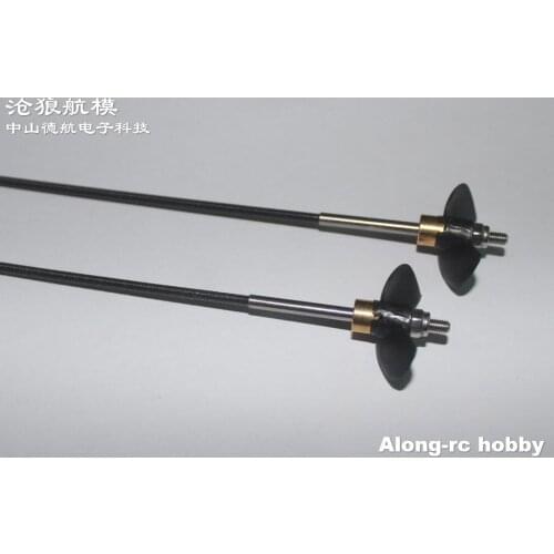 Free shipping RC model boats part 2pcs 28mm PROPELLER and shaft for Volantex Vector SR48 V797-3
