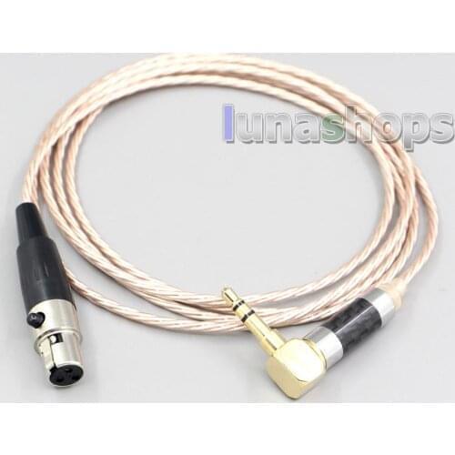 LN006886 Hi-Res Brown XLR 3.5mm 2.5mm 4.4mm Earphone Cable For Beyerdynamic DT1770 DT1990 PRO AKG K181 pro 2015 M220 P Headphone