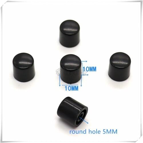 10 Piece 10 × 10 mm switch key cap self-locking switch tap switch cap power button cap round hole diameter 3.2mm