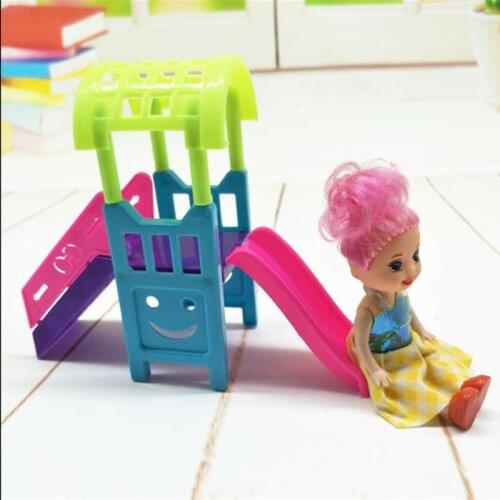 Doll Slide Girls Toys Ladder Amusement Park Sliding Play Dollhouse Dolls Toy