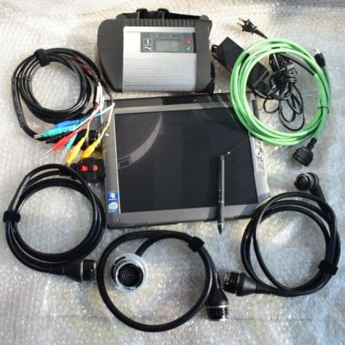 Mb star c4 sd connect compact 4 diagnostic tool 2020.12 software mini ssd in tablet le1700 ultra-thin full set ready to work