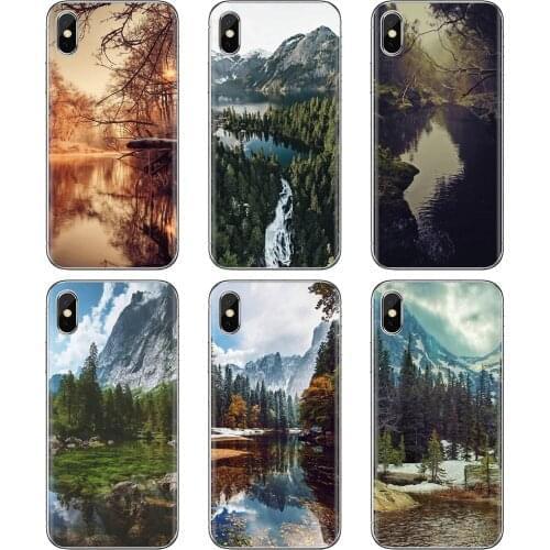 Lake forest nature landscape which For Huawei Honor 6 6A 7 7X 7A 7C 8 8C 8X 9 9X 10 10i 20 Lite Play Pro Soft TPU Cover
