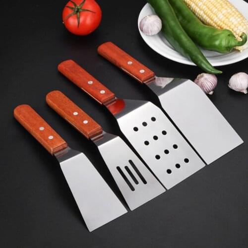 Stainless Steel Cutter Spatula Potato knife Steak Shovel Salad Scraper Chopper Pizza Cake BBQ Teppanyaki Baking Tool