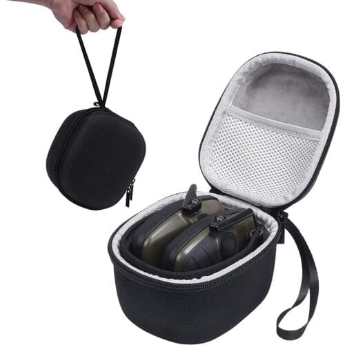 Newest EVA Carrying Travel Case for Howard Leight by Honeywell Impact Sport Sound Amplification Electronic Shooting Earmuff-Fit