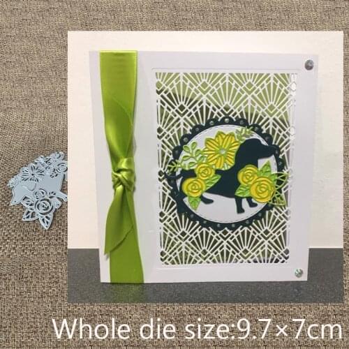 New Design Craft Metal Cutting Die cut dies Flower dog decoration scrapbook Album Paper Card Craft Embossing die cuts