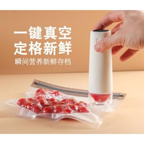 Food preservation mini handheld vacuum extractor portable electric compression storage bag usb charging pump J05