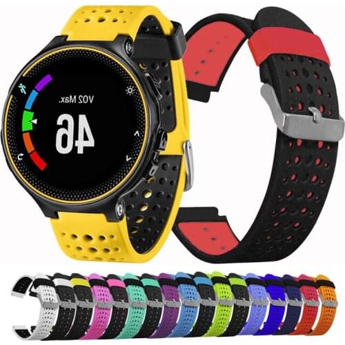 Silicone Wrist Strap Watch Band for Garmin Forerunner 220 230 235 630 620 735 Approach S20 S6 S5 GPS Sport Smart Watch