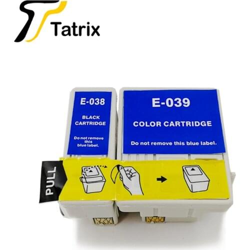 Tatrix For Epson T038 T039 Compatible Ink Cartridge for Epson Stylus C41/C41UX/C43UX/SX/C45/CX1500/CX1500V etc. printer