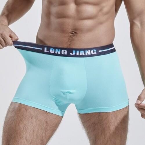 3Pcs/lot Mens Boxer Underwear Mens Shorts Ultra-thin Ice Silk Dry Cozy Underpants Homme Boxershorts High Quality Male Panties