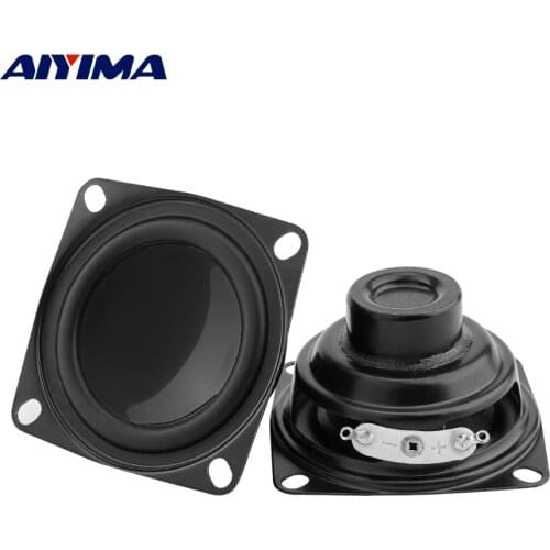 AIYIMA 2Pcs 2 Inch Full Range Audio Speakers 8 Ohm 5W Hifi Fever Loudspeaker DIY Home Theater Sound Amplifier Bluetooth Speaker
