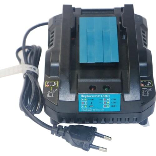 Doscing DC18RC Li-ion Batteries Charger 4A Charging Current for Makita 14.4V 18V BL1830 Bl1430 BL1860 DC18RA Power tool Battery