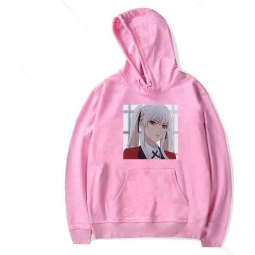 Women Hoodie kakegurui XX Anime Momobami Kirari Vintage Japanese Long Sleeve Sweater Casual Sexy Gothic Hoodies Dropshipping