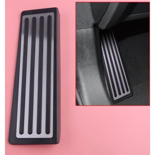1pcs Foot Rest Footrest Dead Pedal Pad Cover Overlay Cap Fit for Volvo S60 V60 S90 V90