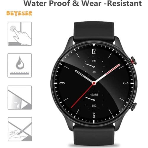 3D Transparent Curved Composite Hot Bending Film For Huami gtr2 Watch Full-Screen Watchband New Replacement Sport Accessories