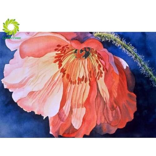5D DIY diamond painting flower cross stitch diamond embroidery flower mosaic diamond home decoration