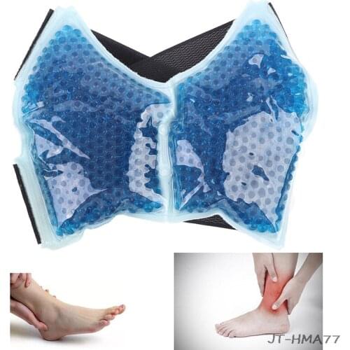 Ankle Brace Support Ice Pack Hot Cold Flexible Gel Bead Foot Pack Sport Injuries Relief The Pain Healthcare Ice Bag Hot Pack