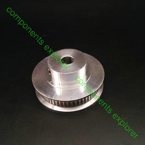 GT2/2GT Timing pulley 50 Teeth 6.35mm Bore for 6mm Width Belt,2pcs/lot